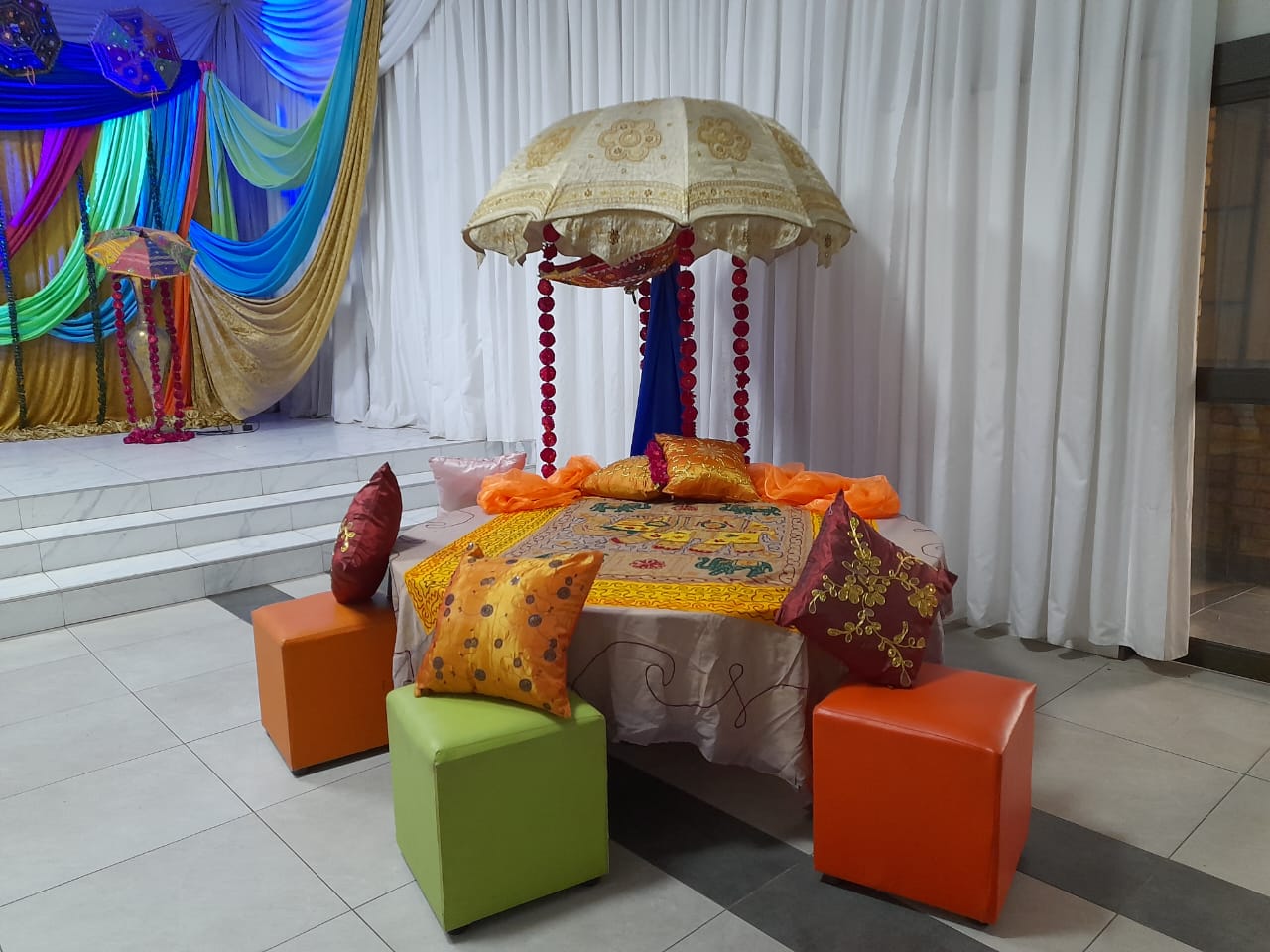 Mendhi/Hurdhee Decor Durban A.S.K. Decor and Caterers